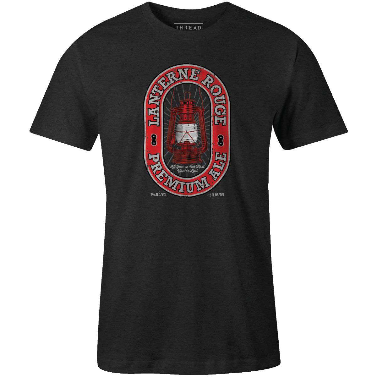 The Lanterne Rouge TeeThread+Spoke - THREAD+SPOKE | MTB APPAREL | ROAD BIKING T-SHIRTS | BICYCLE T SHIRTS |