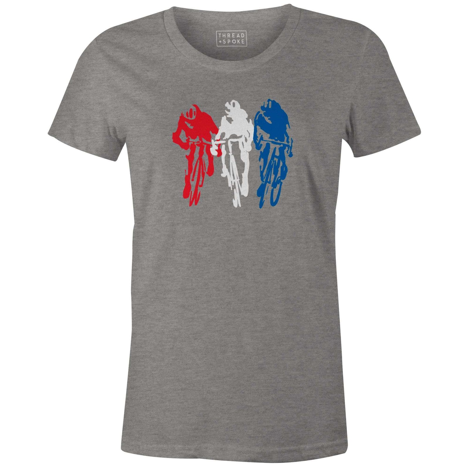 3 Up Sprint Women'sThread+Spoke - THREAD+SPOKE | MTB APPAREL | ROAD BIKING T-SHIRTS | BICYCLE T SHIRTS |
