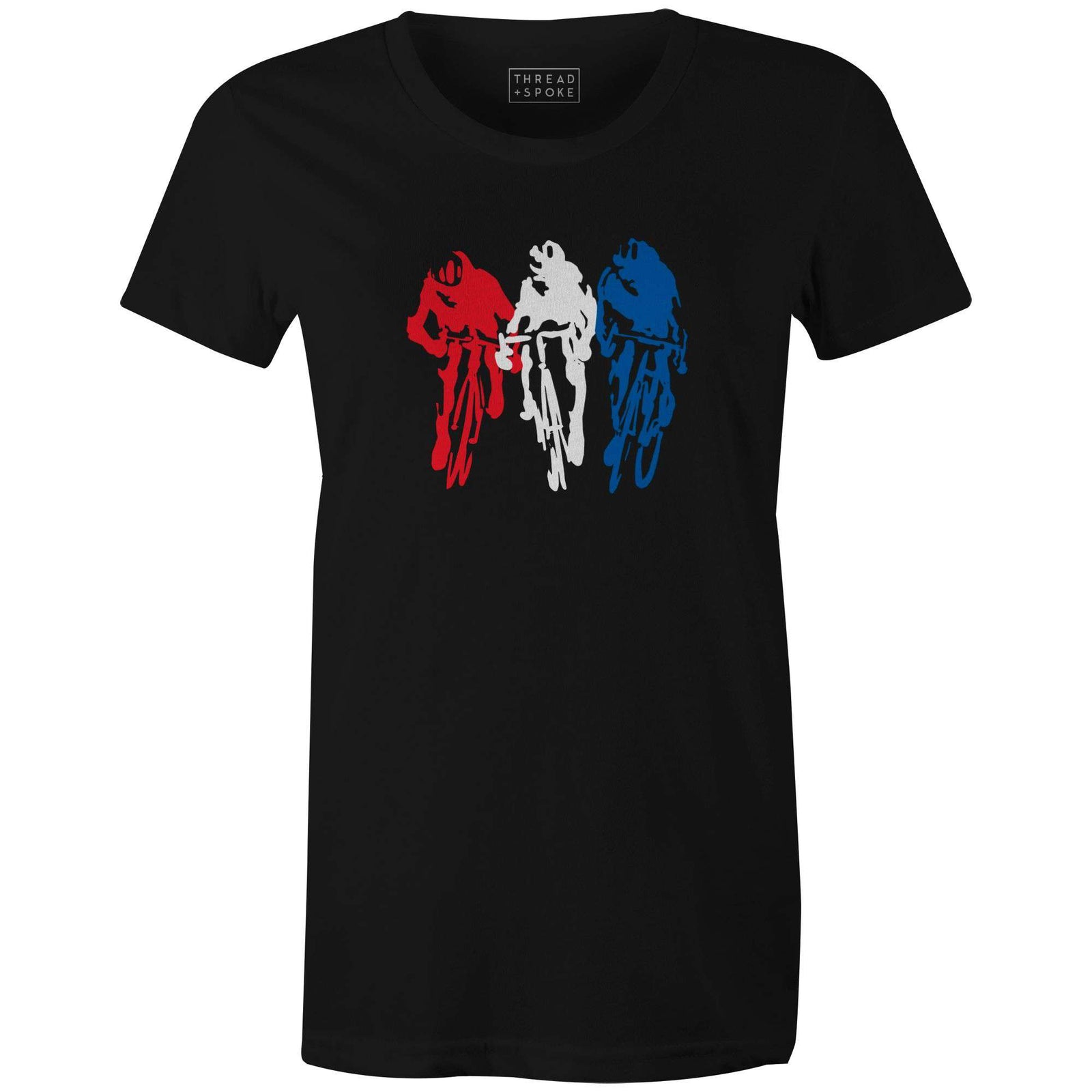 3 Up Sprint Women'sThread+Spoke - THREAD+SPOKE | MTB APPAREL | ROAD BIKING T-SHIRTS | BICYCLE T SHIRTS |