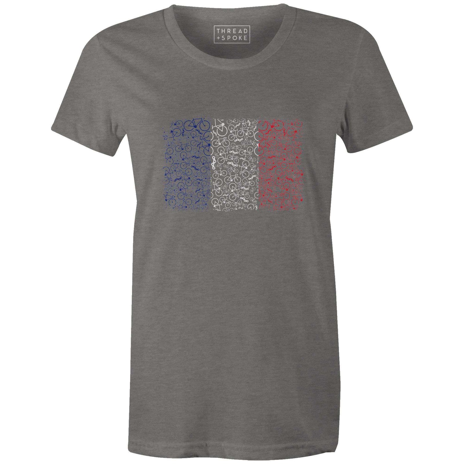 Bikes of France Women'sJordon Mazziotti - THREAD+SPOKE | MTB APPAREL | ROAD BIKING T-SHIRTS | BICYCLE T SHIRTS |