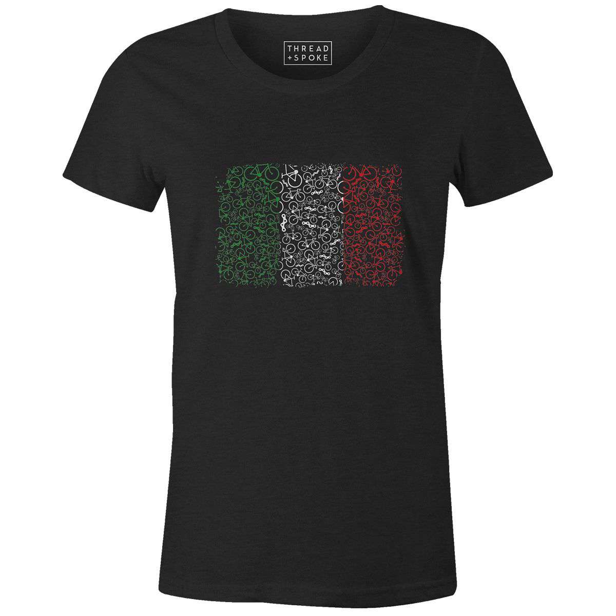 Bikes of Italy Women'sJordon Mazziotti - THREAD+SPOKE | MTB APPAREL | ROAD BIKING T-SHIRTS | BICYCLE T SHIRTS |