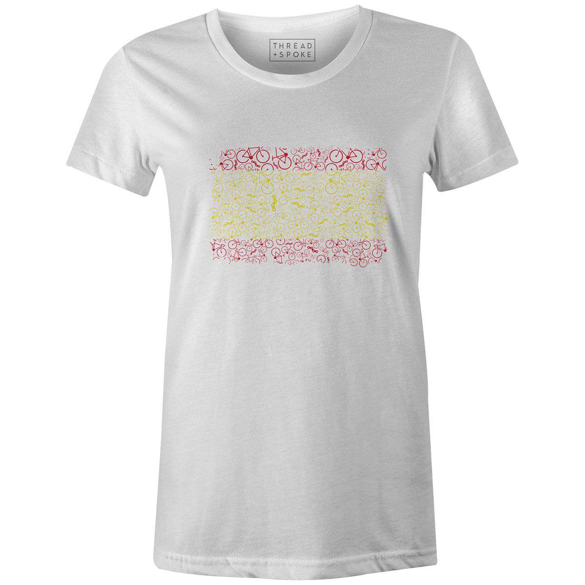 Bikes of Spain Women'sJordon Mazziotti - THREAD+SPOKE | MTB APPAREL | ROAD BIKING T-SHIRTS | BICYCLE T SHIRTS |