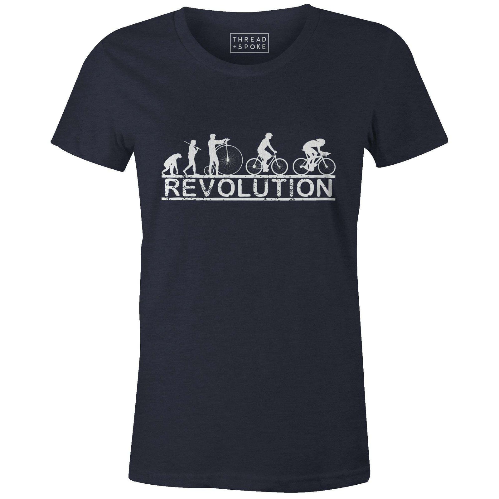 Cycling Revolution Women'sMile24 - THREAD+SPOKE | MTB APPAREL | ROAD BIKING T-SHIRTS | BICYCLE T SHIRTS |