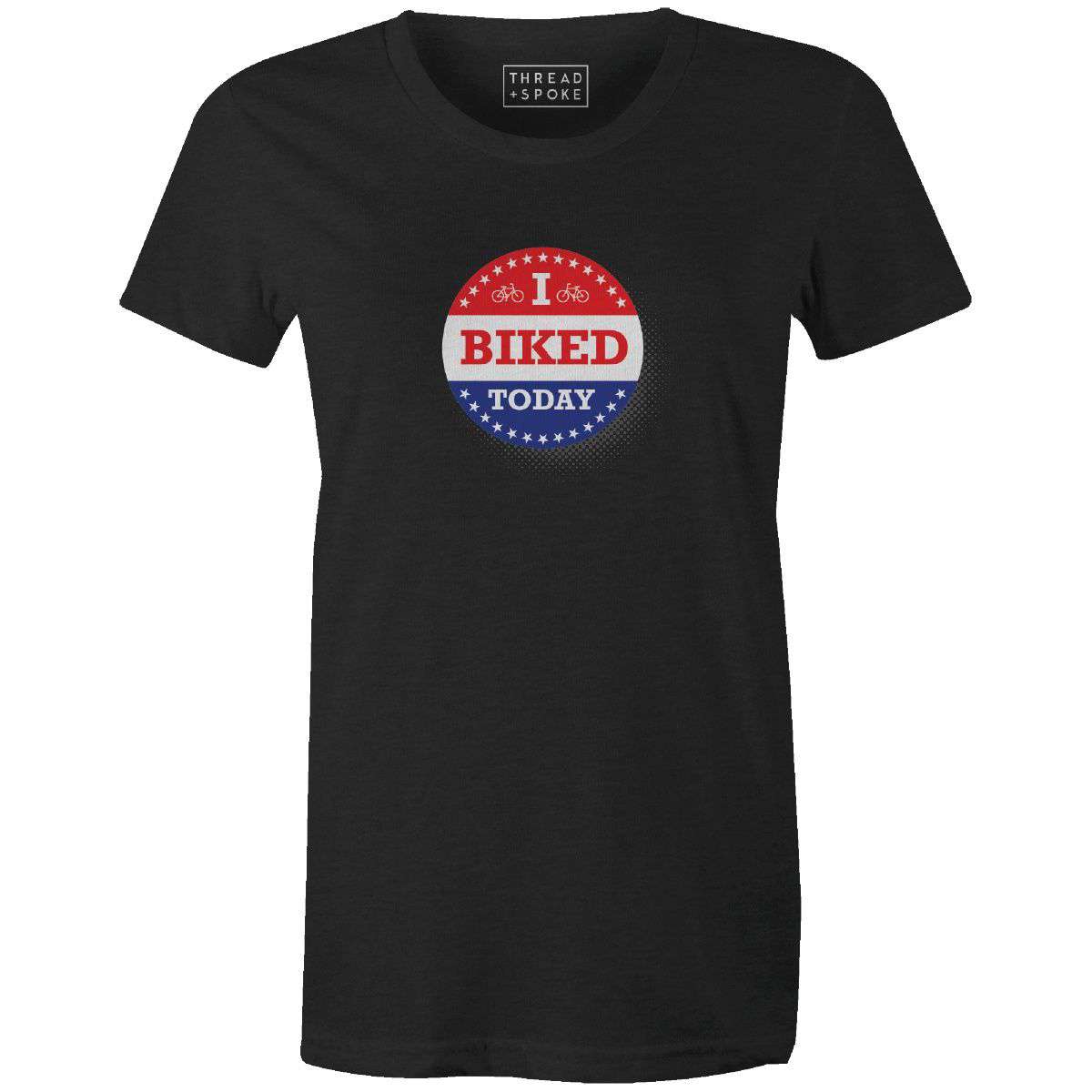 I Biked Today Women'sThread+Spoke - THREAD+SPOKE | MTB APPAREL | ROAD BIKING T-SHIRTS | BICYCLE T SHIRTS |