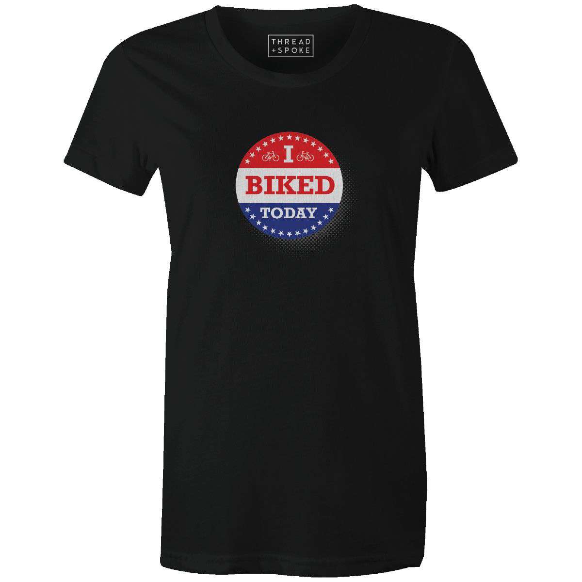 I Biked Today Women'sThread+Spoke - THREAD+SPOKE | MTB APPAREL | ROAD BIKING T-SHIRTS | BICYCLE T SHIRTS |