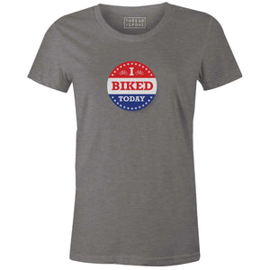 I Biked Today Women'sThread+Spoke - THREAD+SPOKE | MTB APPAREL | ROAD BIKING T-SHIRTS | BICYCLE T SHIRTS |