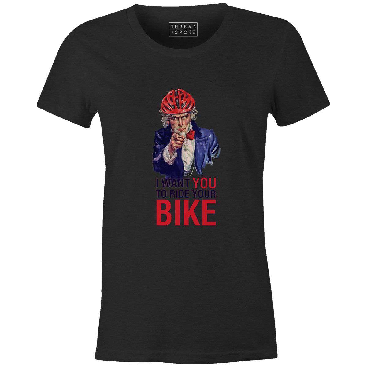 I Want You to Ride Your Bike Women'sThread+Spoke - THREAD+SPOKE | MTB APPAREL | ROAD BIKING T-SHIRTS | BICYCLE T SHIRTS |