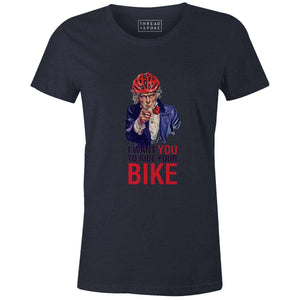 I Want You to Ride Your Bike Women'sThread+Spoke - THREAD+SPOKE | MTB APPAREL | ROAD BIKING T-SHIRTS | BICYCLE T SHIRTS |
