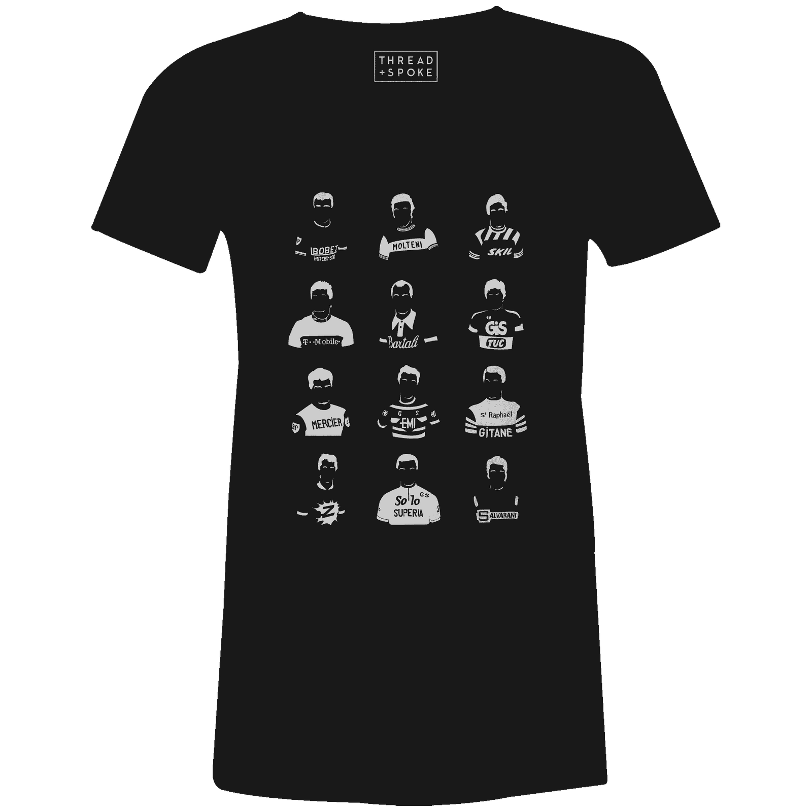 Legends Collection Women'sBICI - THREAD+SPOKE | MTB APPAREL | ROAD BIKING T-SHIRTS | BICYCLE T SHIRTS |