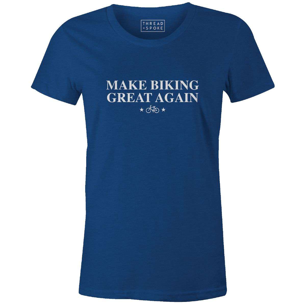 Make Biking Great Again Women'sThread+Spoke - THREAD+SPOKE | MTB APPAREL | ROAD BIKING T-SHIRTS | BICYCLE T SHIRTS |