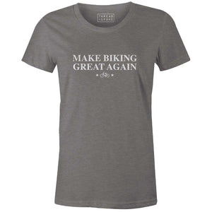 Make Biking Great Again Women'sThread+Spoke - THREAD+SPOKE | MTB APPAREL | ROAD BIKING T-SHIRTS | BICYCLE T SHIRTS |