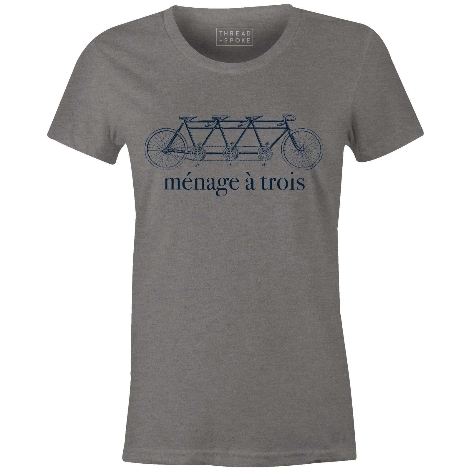 Ménage á Trois Women'sThread+Spoke - THREAD+SPOKE | MTB APPAREL | ROAD BIKING T-SHIRTS | BICYCLE T SHIRTS |