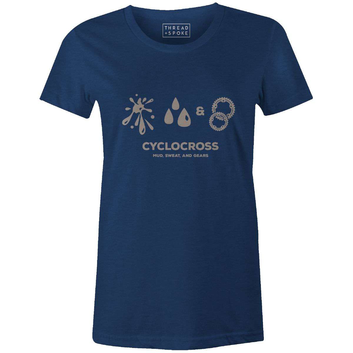 Mud Sweat and Gears Women'sThread+Spoke - THREAD+SPOKE | MTB APPAREL | ROAD BIKING T-SHIRTS | BICYCLE T SHIRTS |