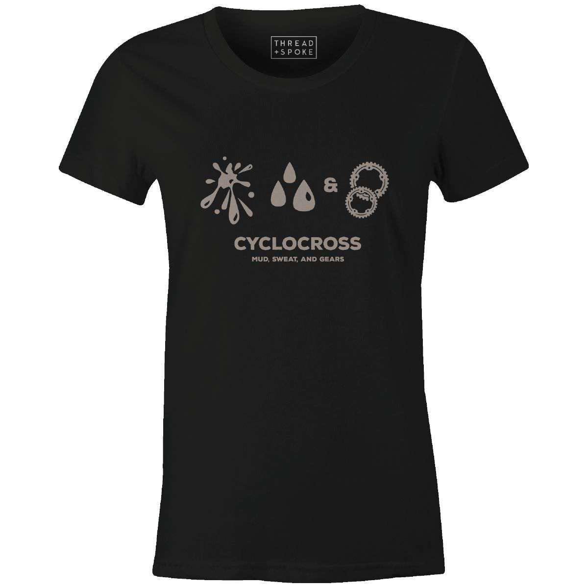 Mud Sweat and Gears Women'sThread+Spoke - THREAD+SPOKE | MTB APPAREL | ROAD BIKING T-SHIRTS | BICYCLE T SHIRTS |