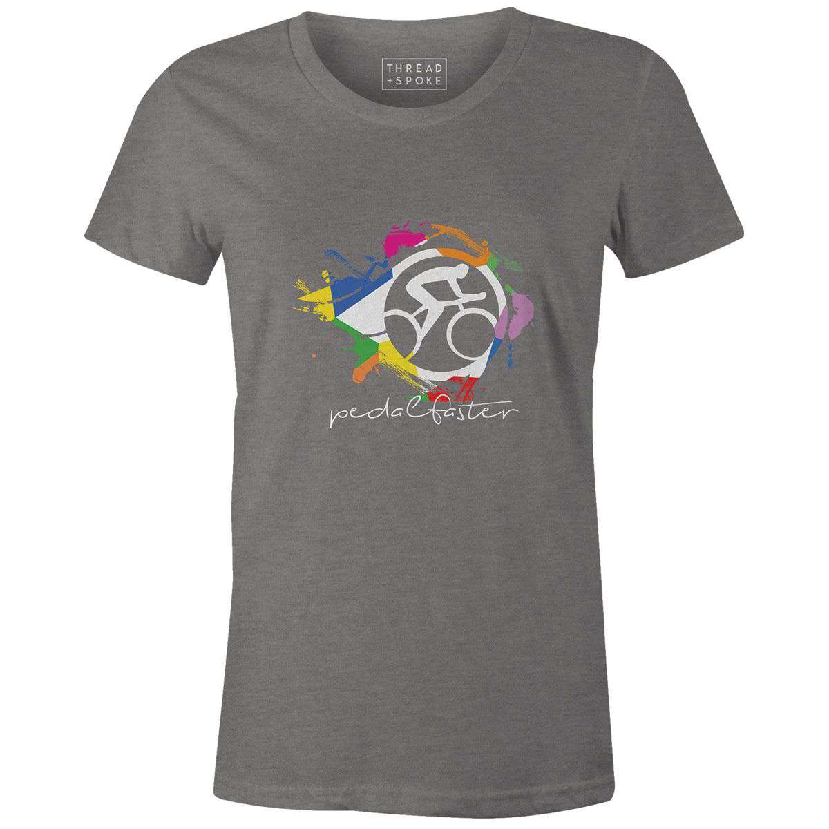 Pedal Faster Women'sZac Payne - THREAD+SPOKE | MTB APPAREL | ROAD BIKING T-SHIRTS | BICYCLE T SHIRTS |