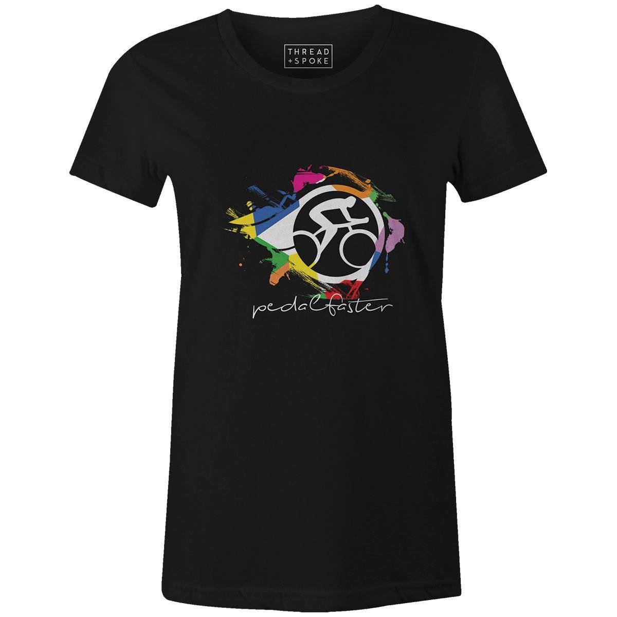 Pedal Faster Women'sZac Payne - THREAD+SPOKE | MTB APPAREL | ROAD BIKING T-SHIRTS | BICYCLE T SHIRTS |