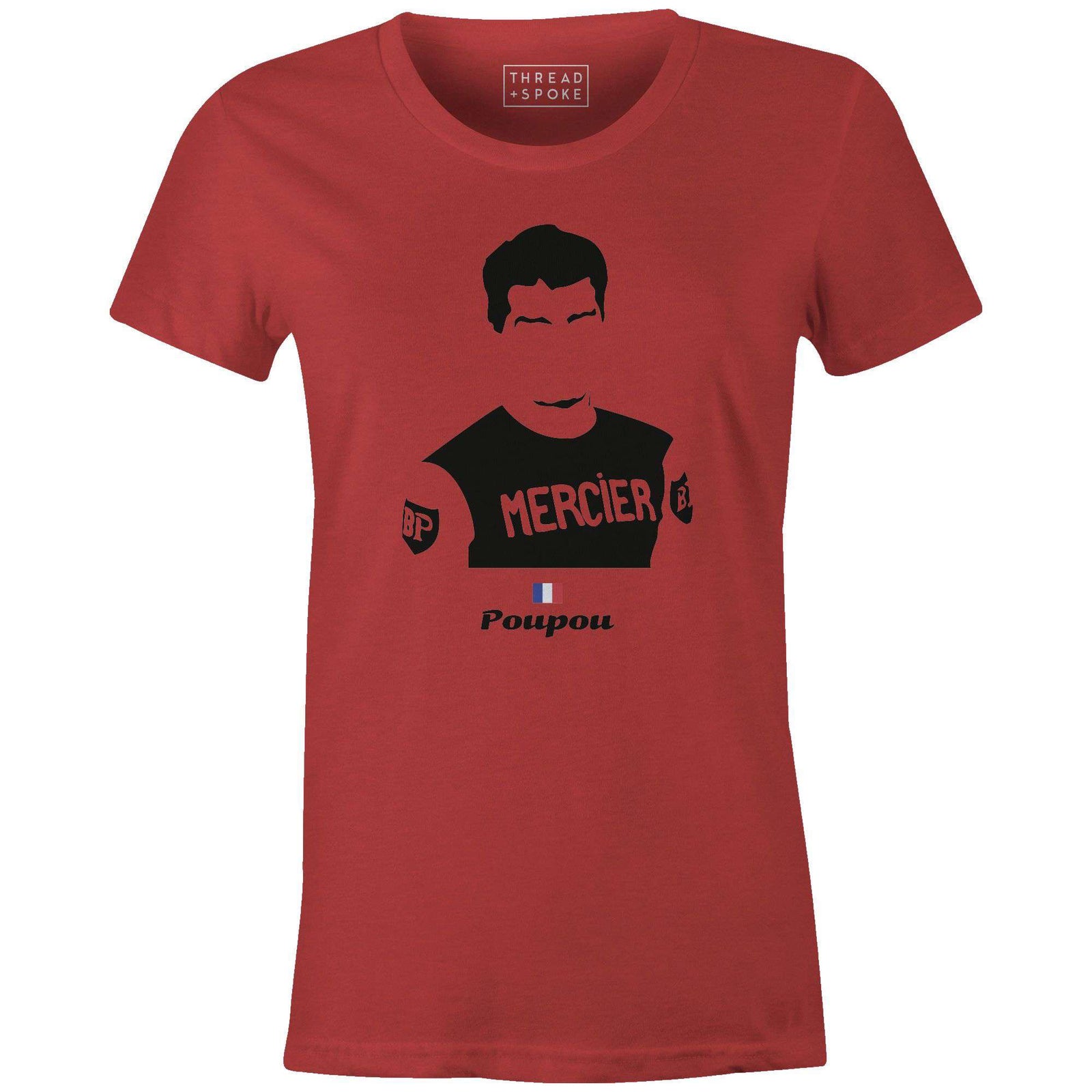 Poupou Women'sBICI - THREAD+SPOKE | MTB APPAREL | ROAD BIKING T-SHIRTS | BICYCLE T SHIRTS |