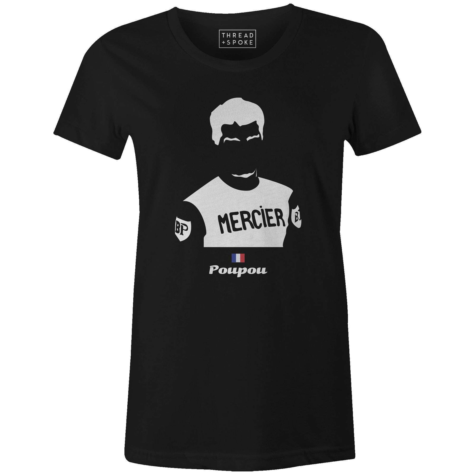 Poupou Women'sBICI - THREAD+SPOKE | MTB APPAREL | ROAD BIKING T-SHIRTS | BICYCLE T SHIRTS |