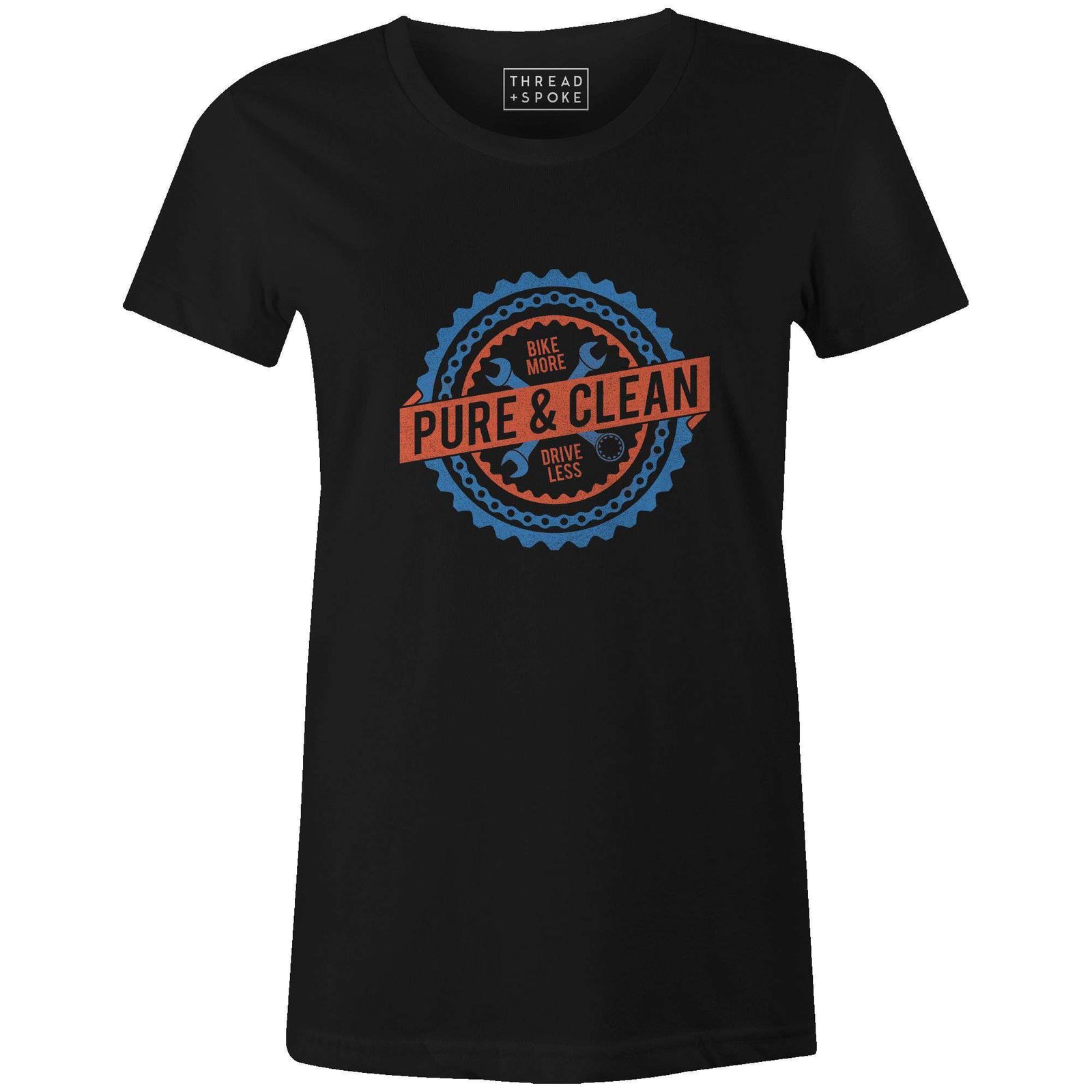 Pure & Clean Women'sJose Sabenicio - THREAD+SPOKE | MTB APPAREL | ROAD BIKING T-SHIRTS | BICYCLE T SHIRTS |