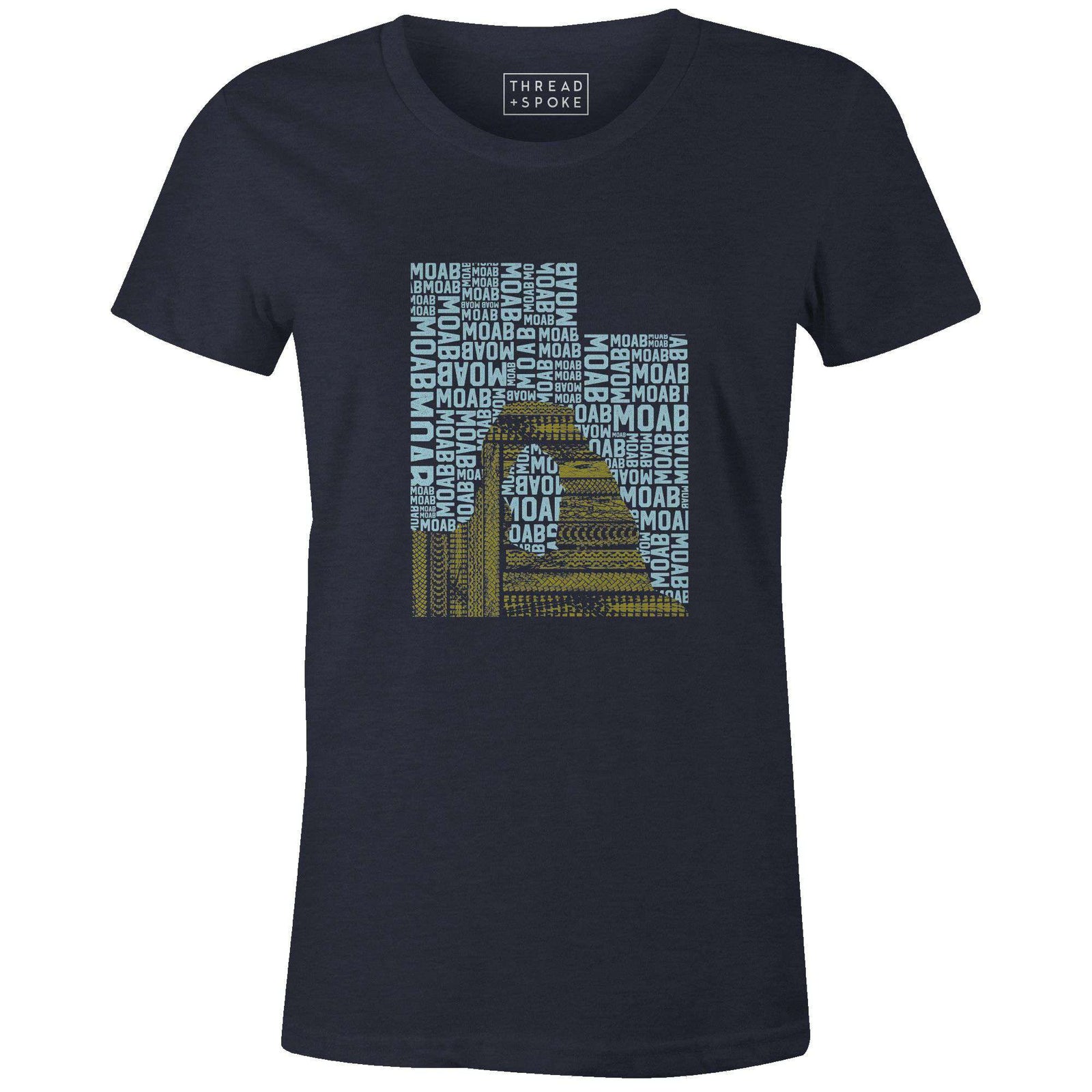 Ride Moab Women'sJordon Mazziotti - THREAD+SPOKE | MTB APPAREL | ROAD BIKING T-SHIRTS | BICYCLE T SHIRTS |