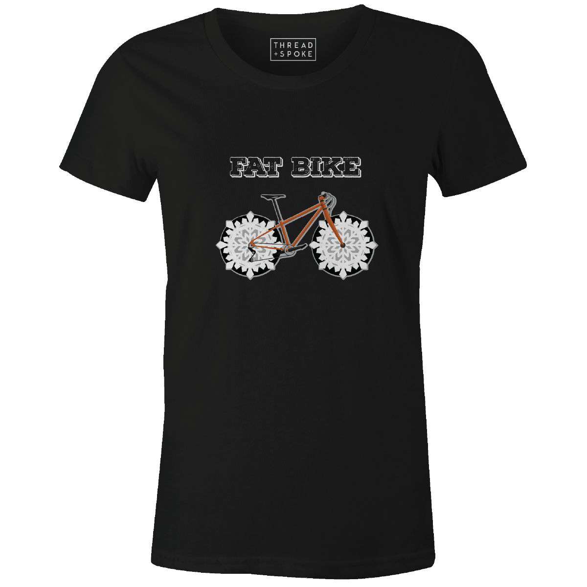Snow Tire Tees Women'sThread+Spoke - THREAD+SPOKE | MTB APPAREL | ROAD BIKING T-SHIRTS | BICYCLE T SHIRTS |
