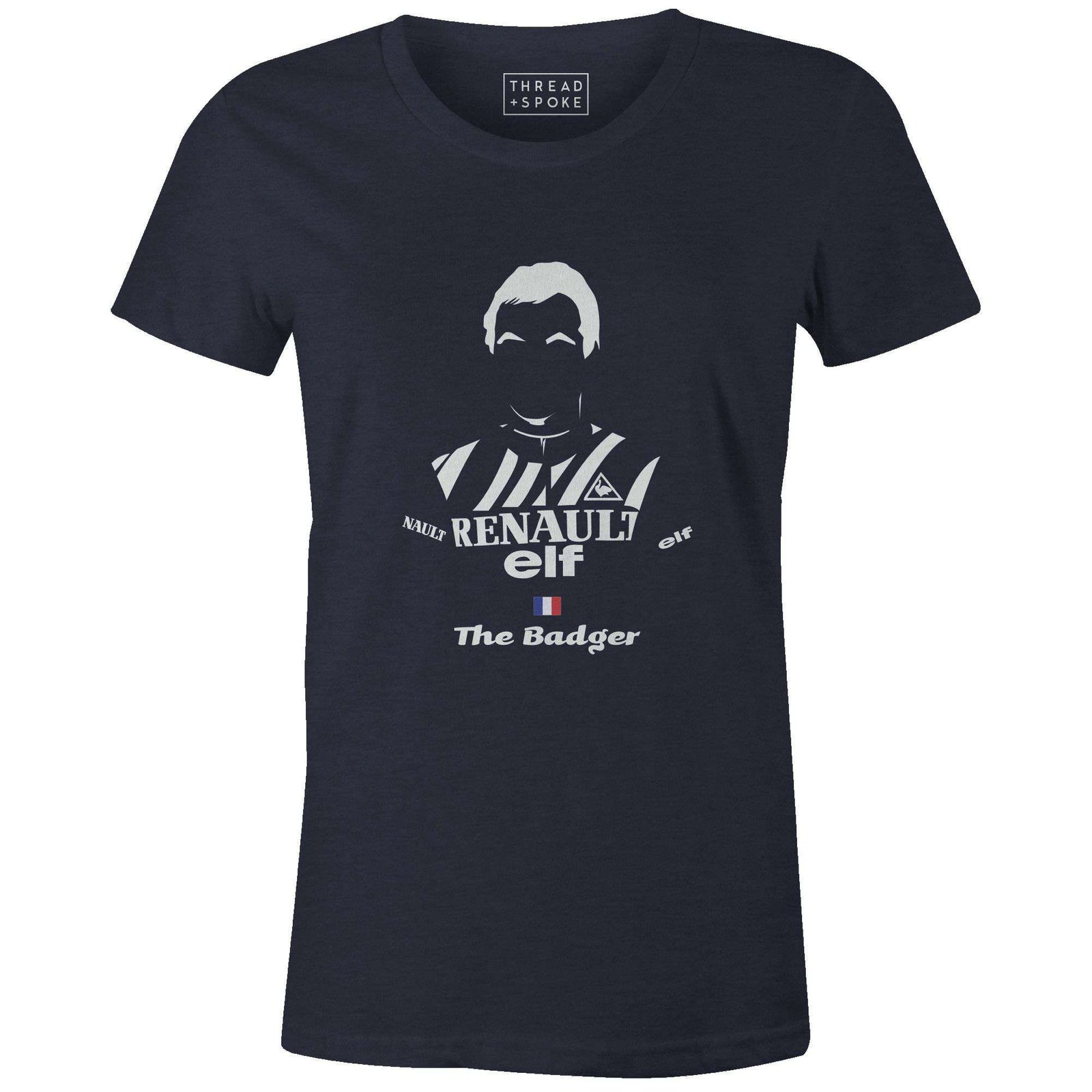 The Badger Women'sBICI - THREAD+SPOKE | MTB APPAREL | ROAD BIKING T-SHIRTS | BICYCLE T SHIRTS |