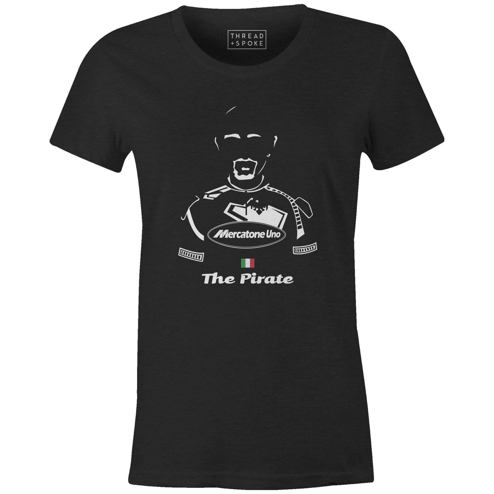 The Pirate Women'sBICI - THREAD+SPOKE | MTB APPAREL | ROAD BIKING T-SHIRTS | BICYCLE T SHIRTS |